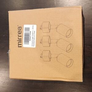 MIRREA, H  Type Track Light set of 3 in white, NIB